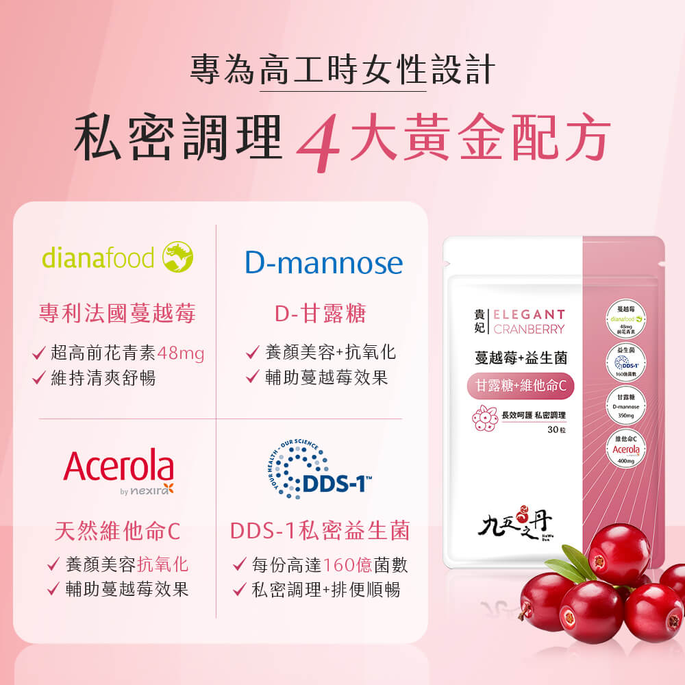 貴妃．蔓越莓益生菌