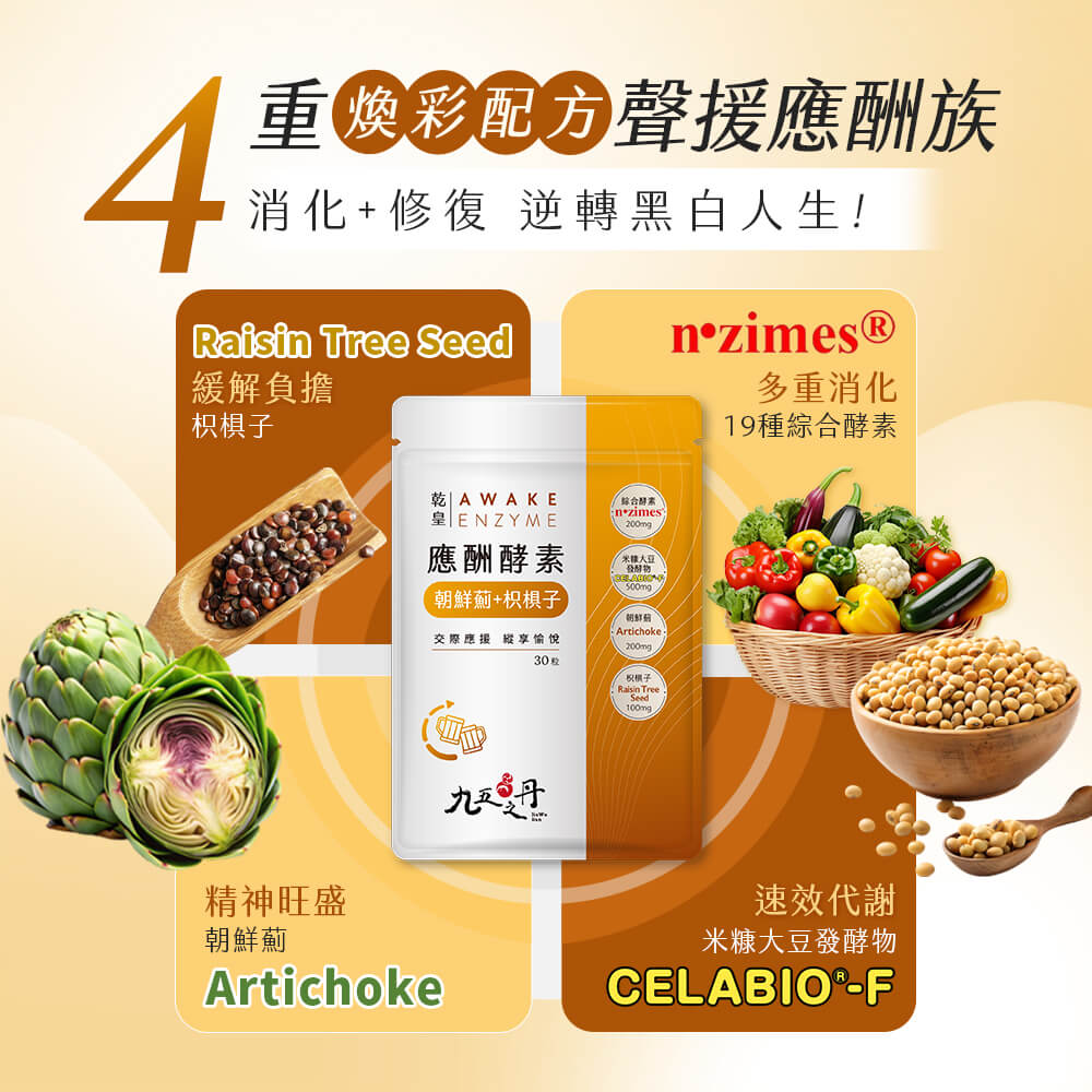 乾皇．應酬酵素+朝鮮薊